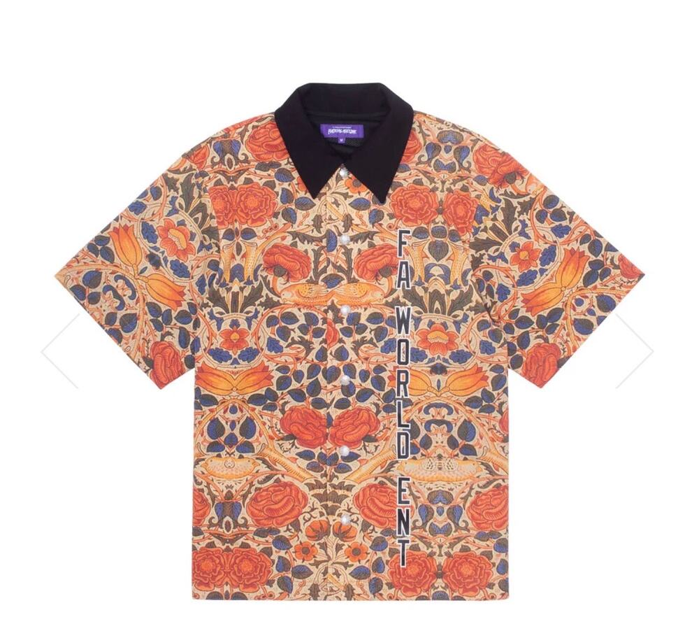 Fucking Awesome Classic Basketball Warm Up Top, Floral, Medium